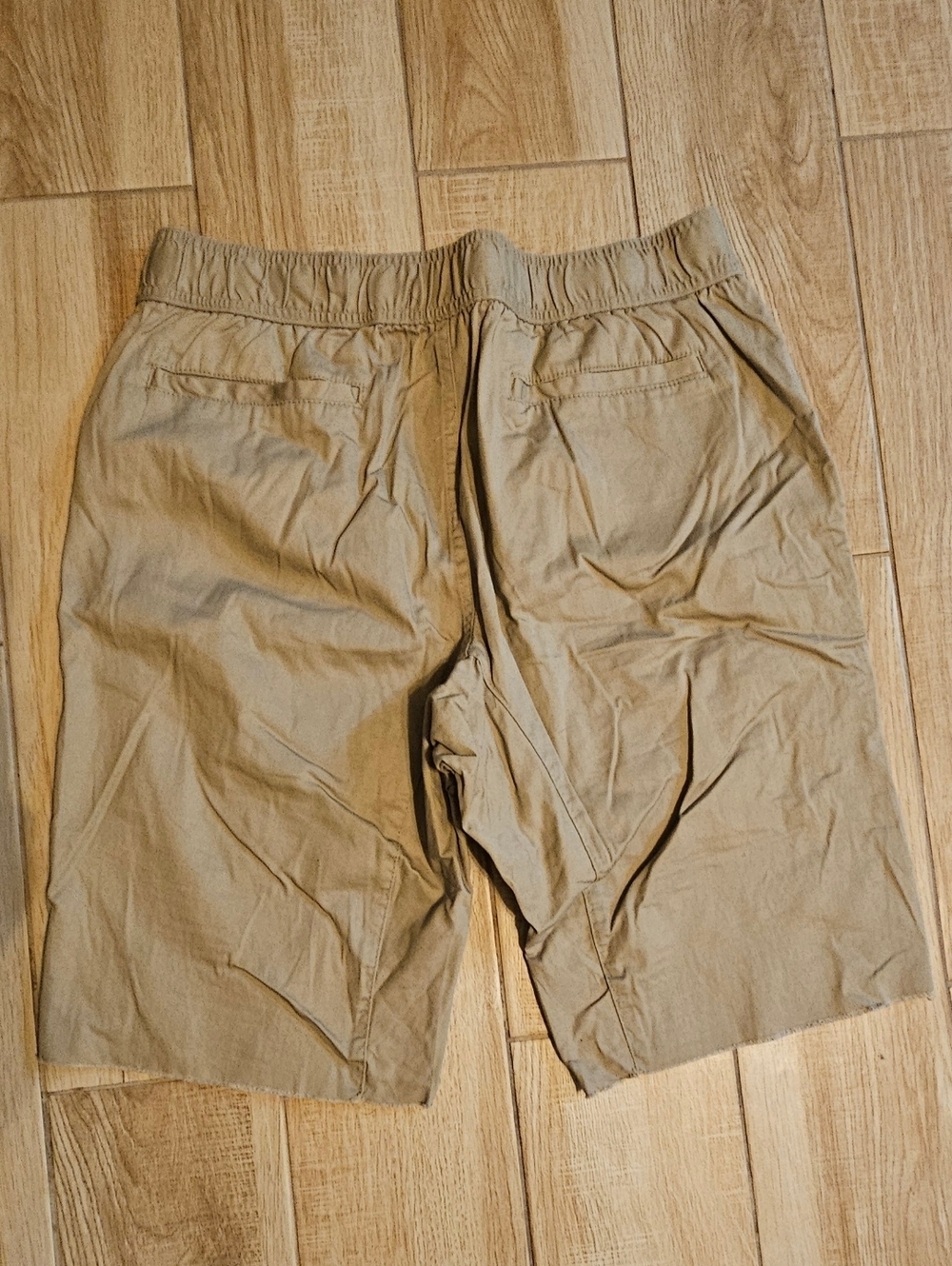 CSG Moto Shorts Men's Large Dark Sand Khaki Cotton Cargo Casual Drawstring NEW - Picture 2 of 8